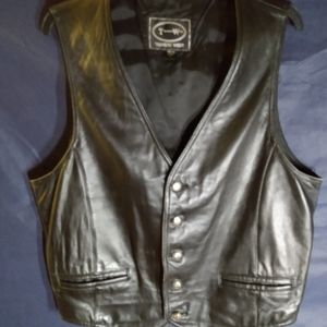 Tannery West Leather Vest.